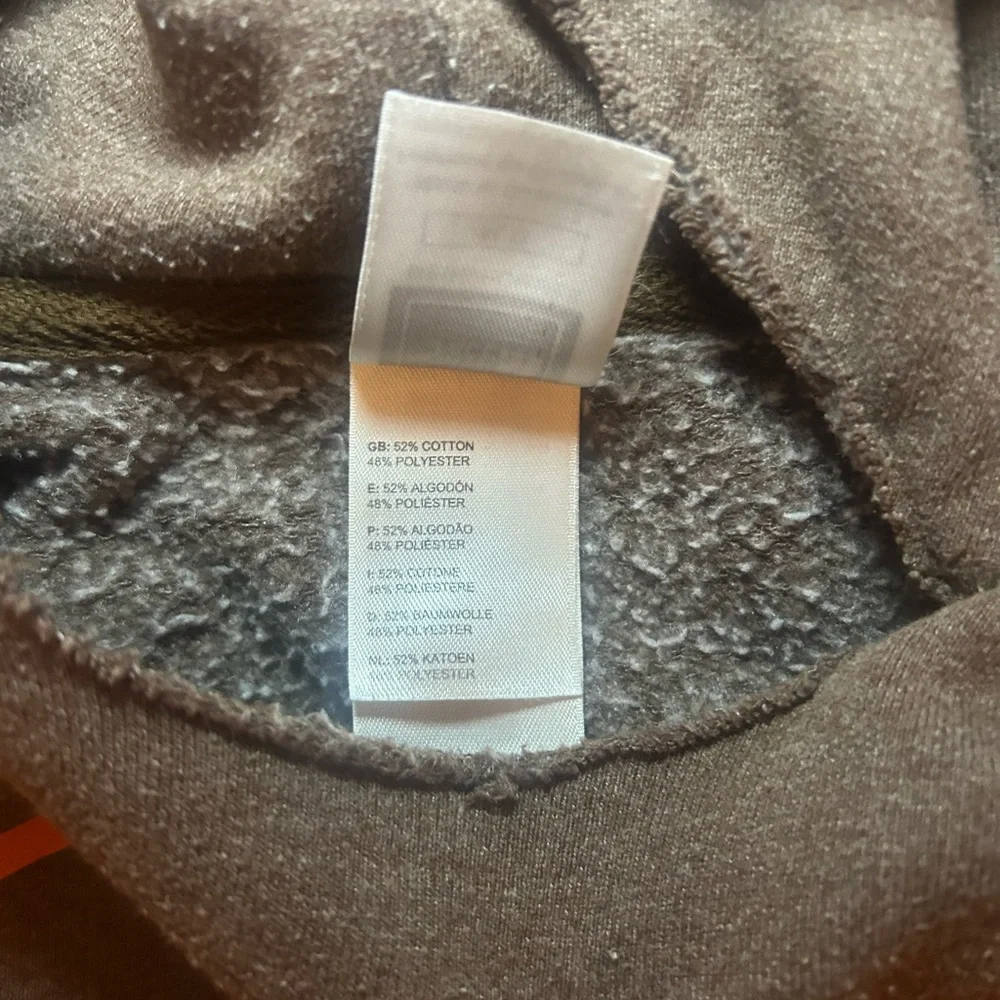 The North Face Brown Sweatshirt Hoodie Classic Design